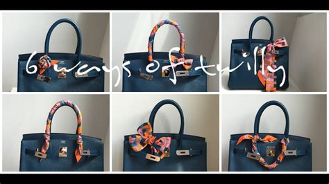 hermes bag handle wrap|hermes twilly wrap on handbags.